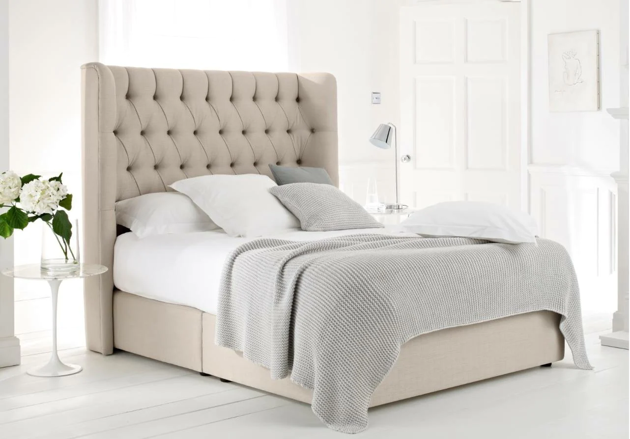 Aurora Wingback Bed