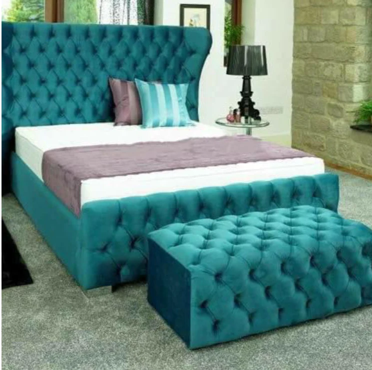 Marina Grandeur Wingback Bed