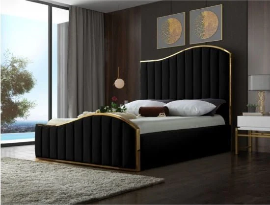 Palace Paradise Bed Black Gold